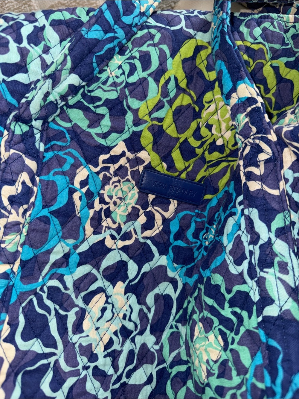 Vera Bradley Katalina Blues duffel travel bag - Picture 2 of 3